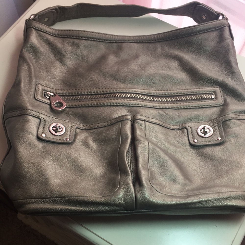 Marc Jacobs Totally Turnlock Farridah leather hobo